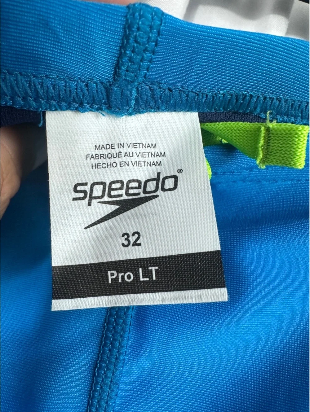 Speedo Men's Pro LT Swim Jammer Shorts Size 32 Amalfi Blue
